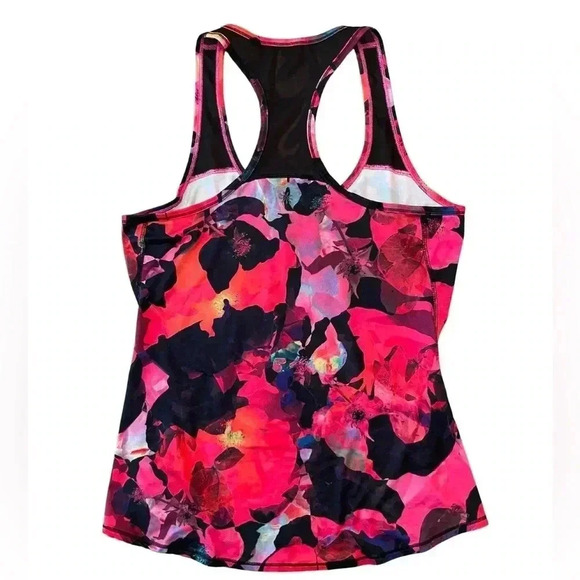 Athleta Multicolor Print Mesh Racerback Tank Size Small - Picture 6 of 7